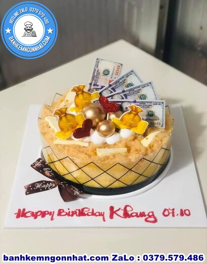 bánh kem bông lan trứng muối ở TP biên hòa