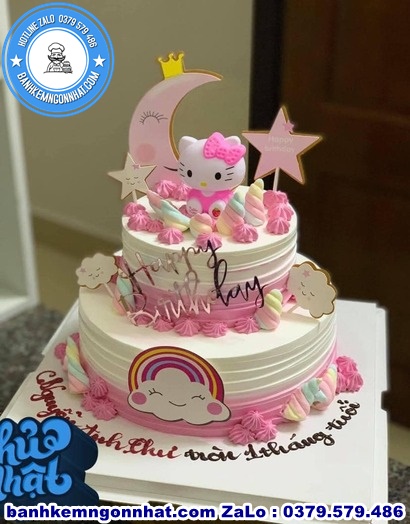 mẫu bánh sinh nhật bé gái đẹp