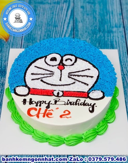 bánh sinh nhật doremon ở TP Long Xuyên, An Giang