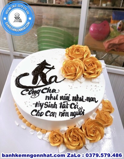 b&aacute;nh kem tặng Cha quận Ph&uacute; Nhuận