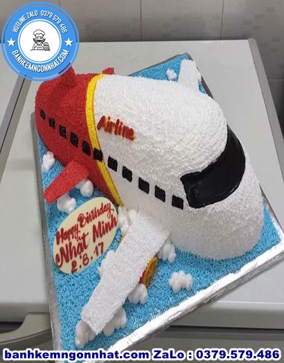 bánh kem máy bay vietjet