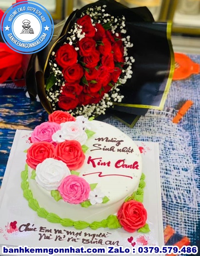 banh kem và hoa ở Quận Long Biên, Hà Nội,