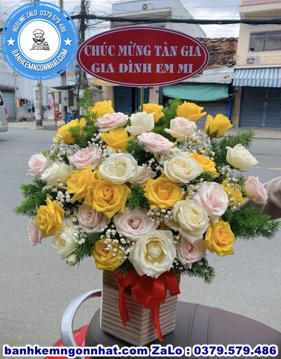 hoa giỏ ở Huyện Ho&agrave;ng Su Ph&igrave;, H&agrave; Giang