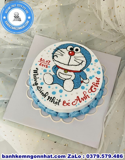 banh kem doraemon